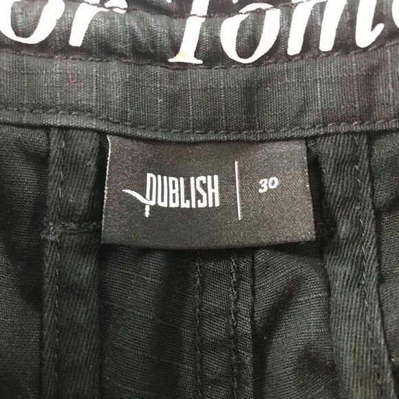 Publish Women Size 30 Black Trouser Straight Pants - Picture 9 of 14